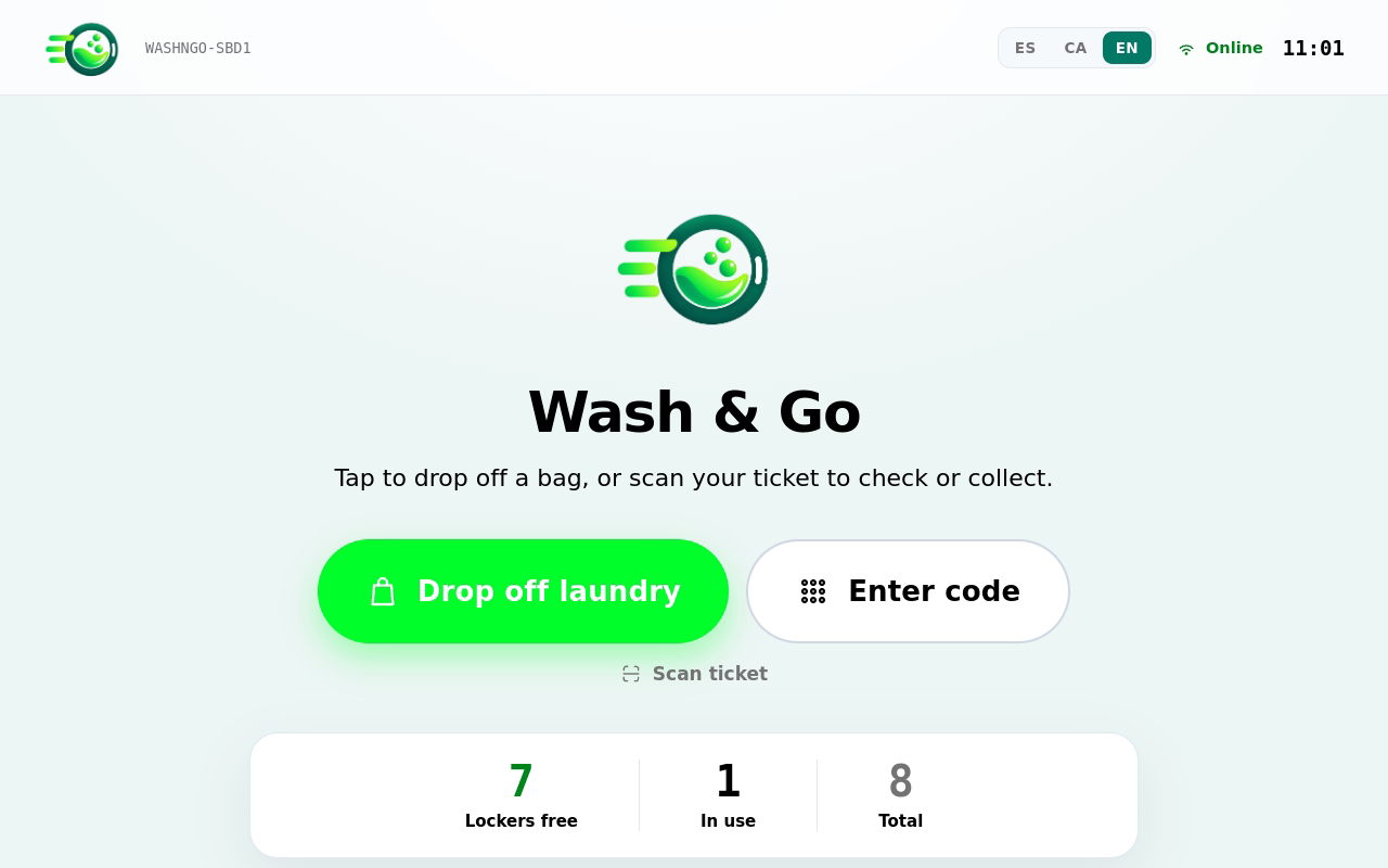 Kiosko WashMe